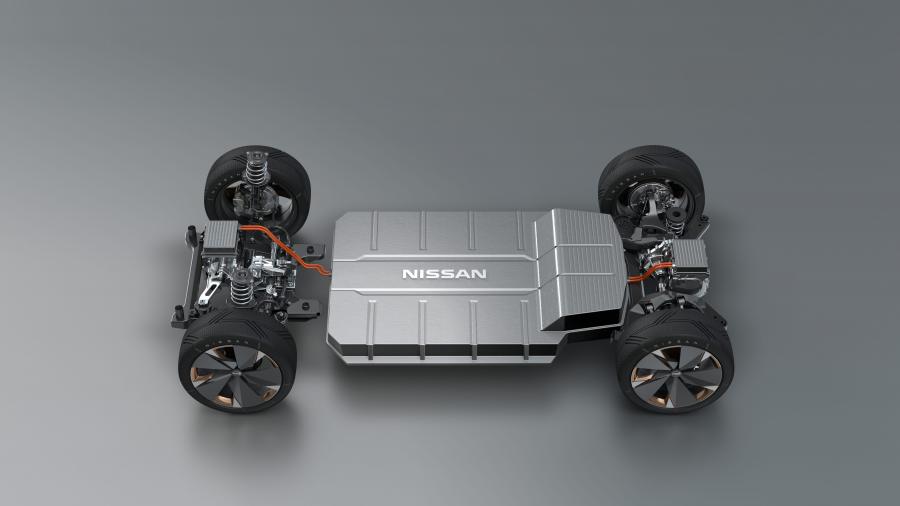 Схема Nissan Ariya Concept 2019 года  (фото 39 из 44)
